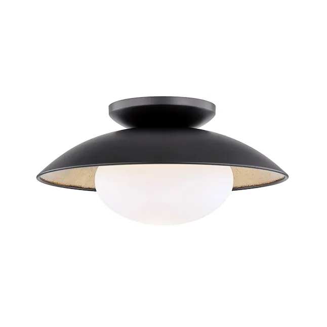 Mitzi by Hudson Valley Lighting Cadence 1-Light 21-in Multiple Colors/Finishes Semi mount light Lowes.com