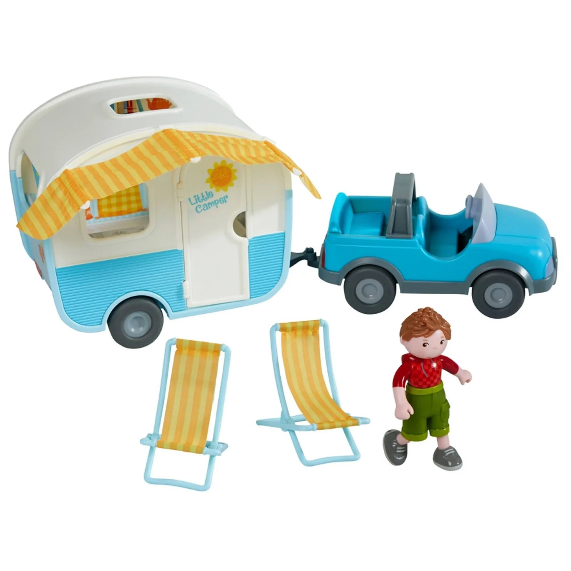 Haba Little Friends Vacation Camper Play Set