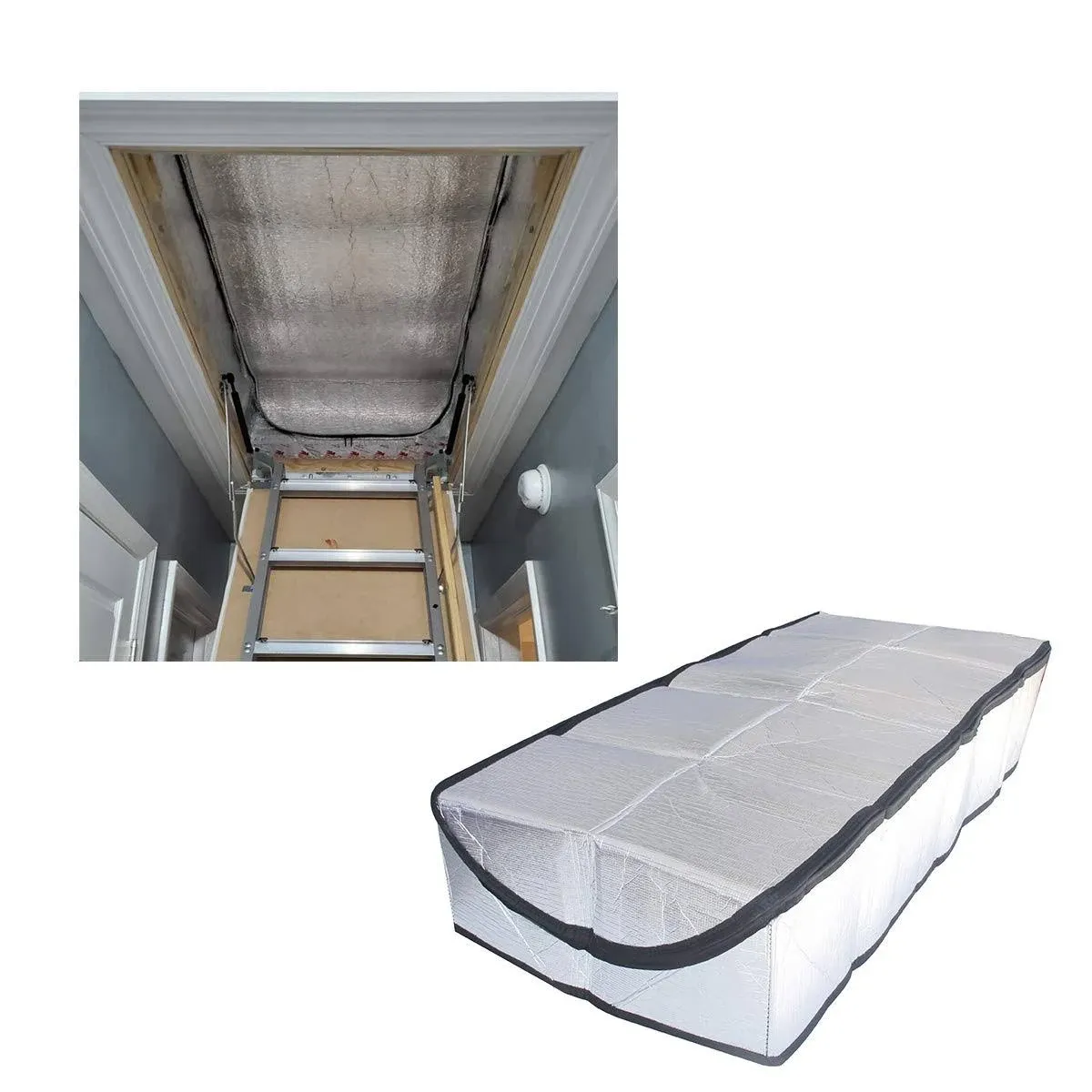 Attic Stairs Door Attic Stairway Insulation Cover Attic Cover  Attic Stairway