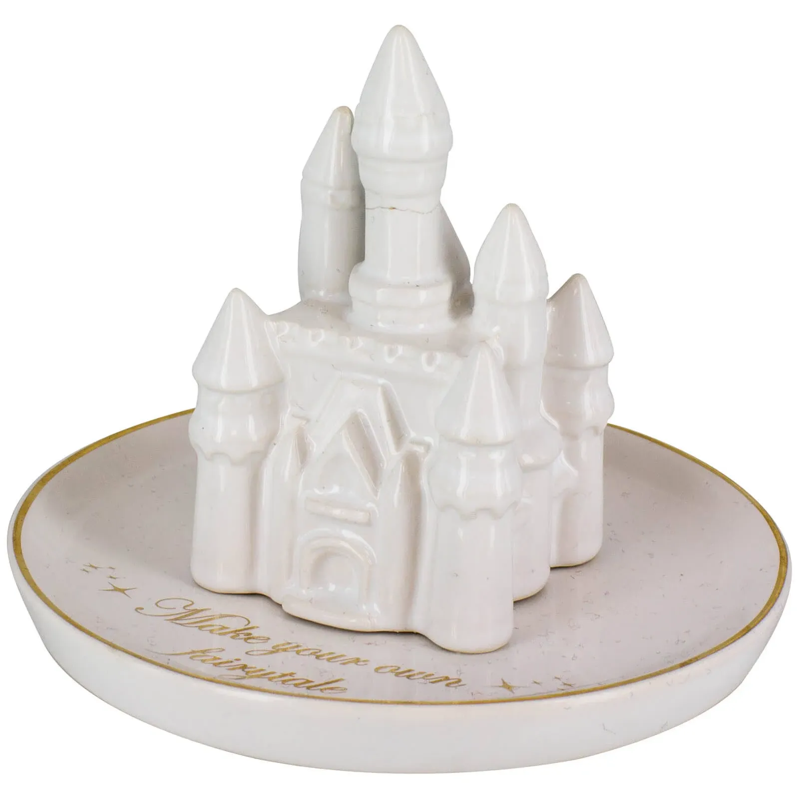 Paladone Disney Princess Castle Jewelry Dish | Decorative Earring and Ring Holder