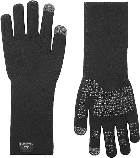 Sealskinz Waterproof All Weather Ultra Grip Knitted Gauntlet