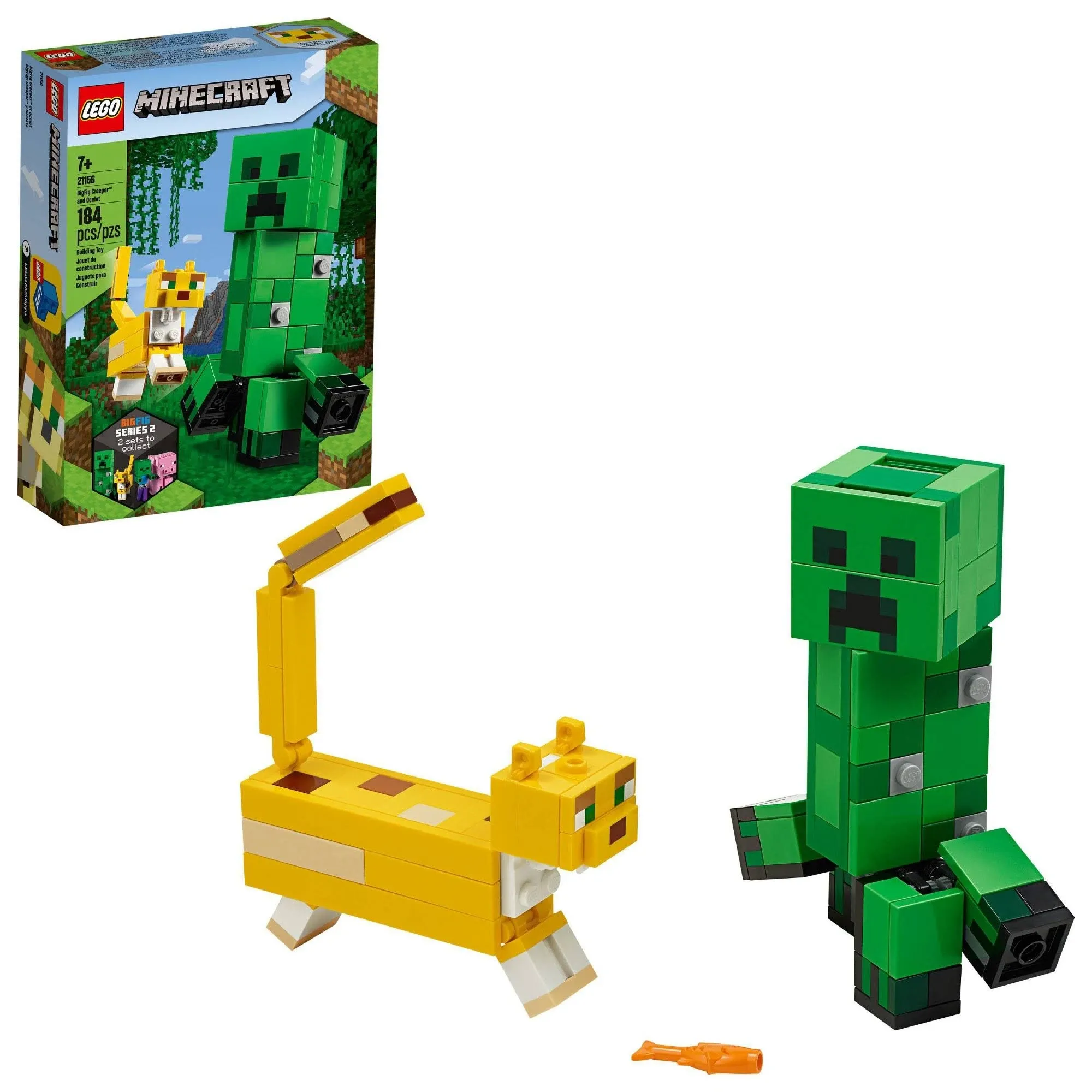 LEGO 21156 MINECRAFT BigFig Creeper and Ocelot ⚠️WEAR BOX⚠️