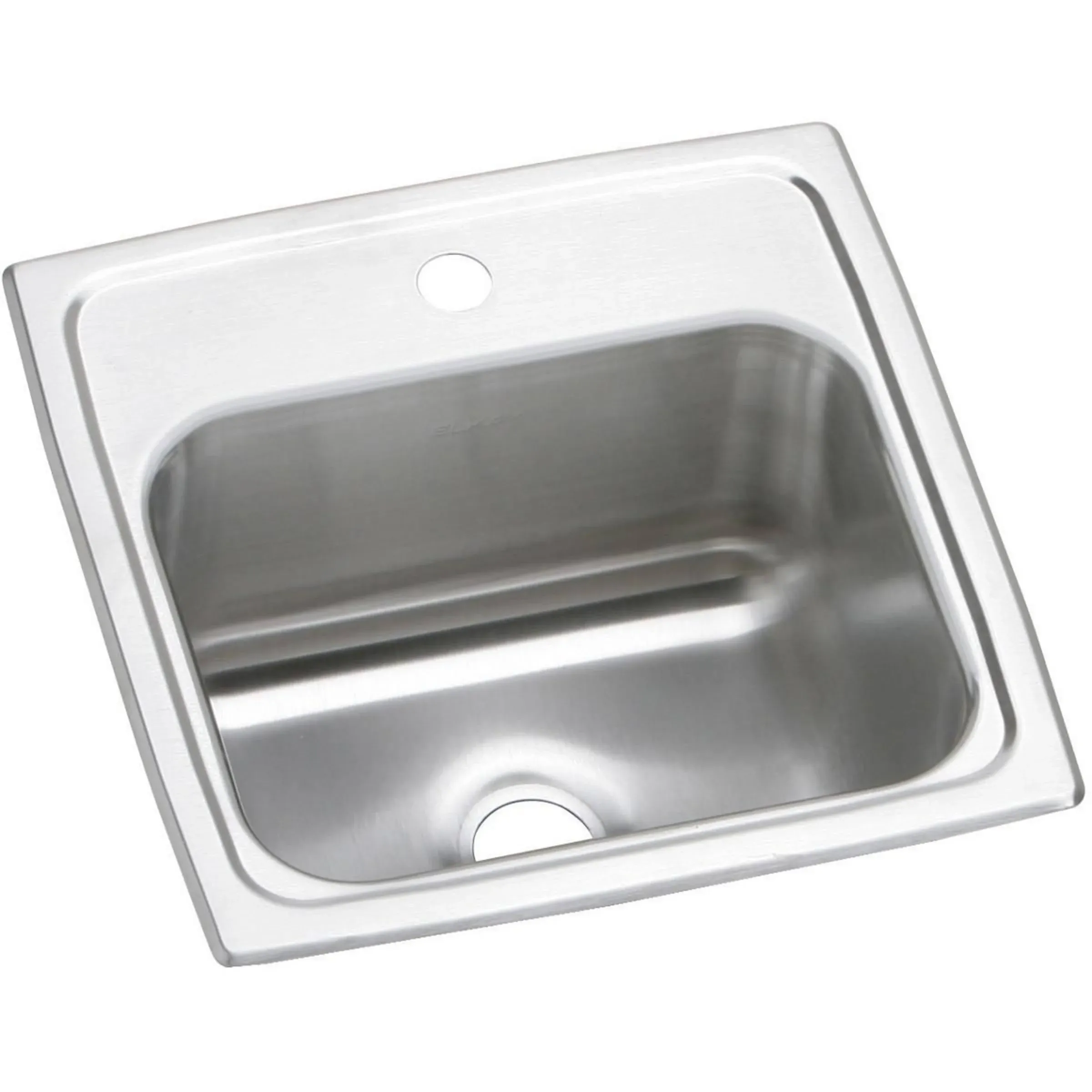 ELKAY BPSR151 Celebrity Stainless Steel 15" x 15" x 6-1/8", 1-Hole Single Bowl Drop-in Bar Sink