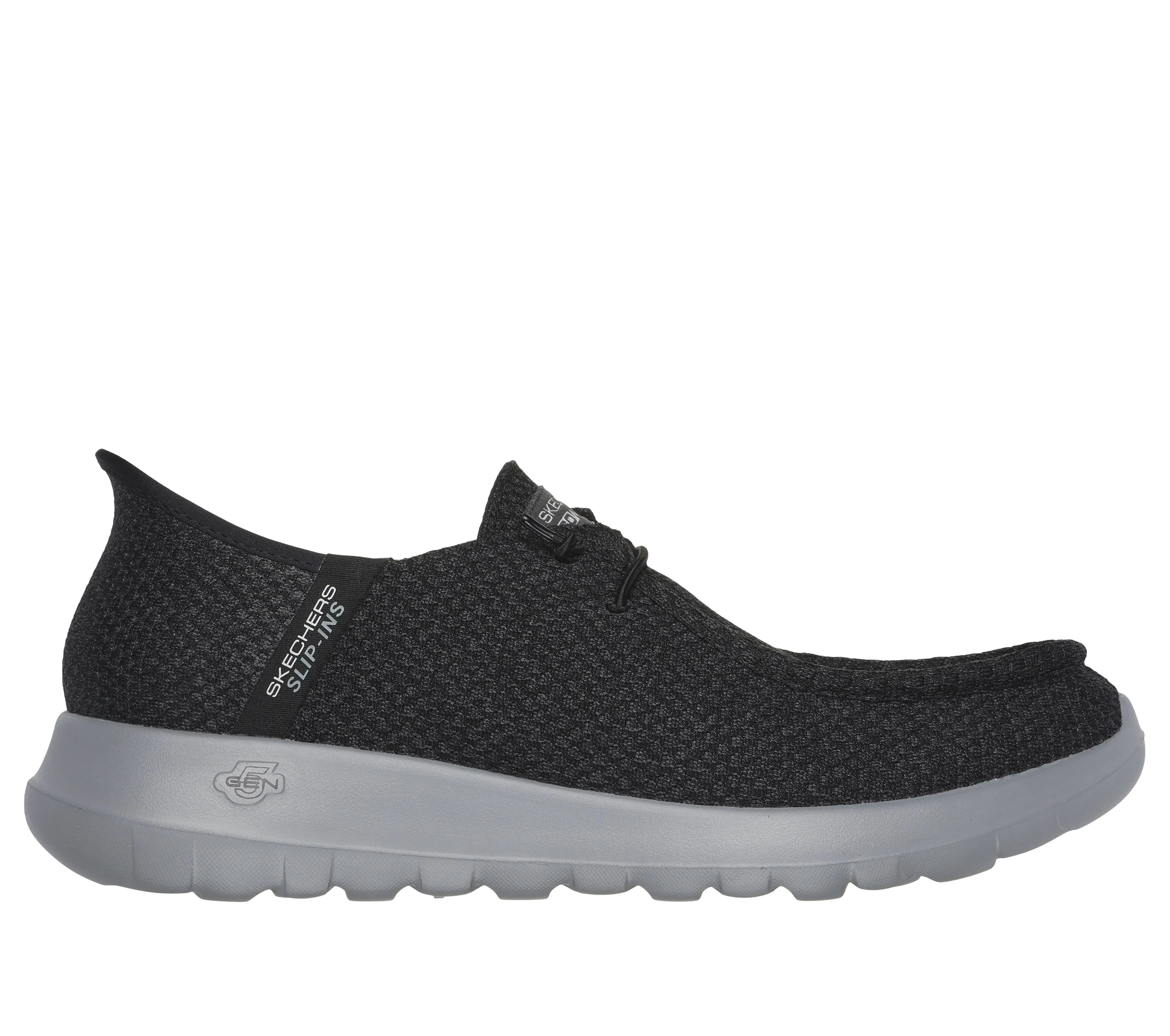 Skechers Mens Slip-ins Go Walk Max Halcyon Black Grey 10