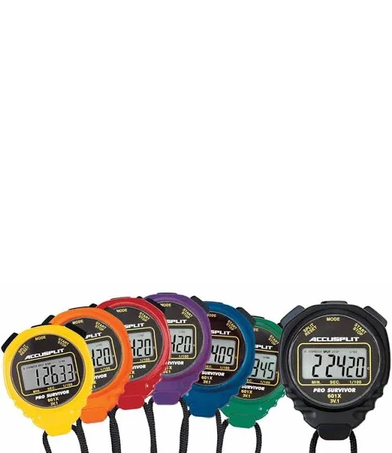 Accusplit Pro Survivor (A601X) Stopwatch - Yellow