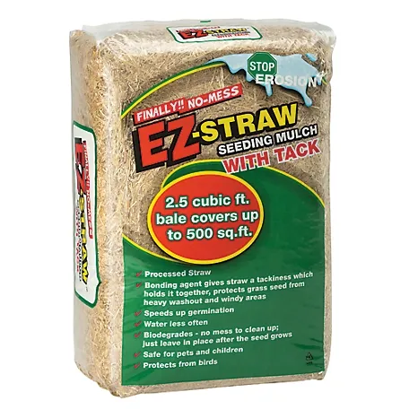 EZ-Straw Seeding Mulch with Tack 2.5 Cu ft