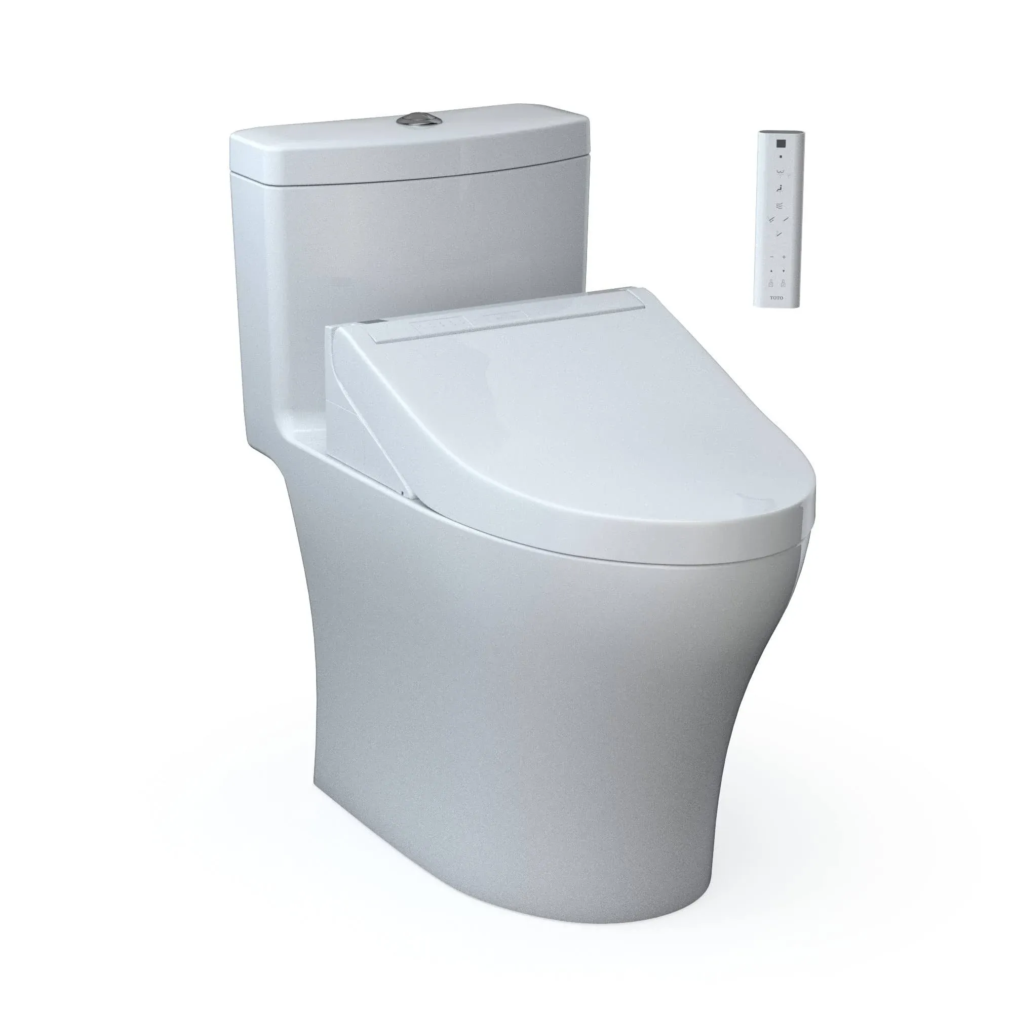 Toto MW6463084CEMFGN#01 - Aquia IV Washlet+ C5 One Piece Toilet - 1.28 / 0.9 GPF - White