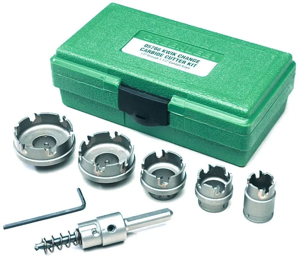 Greenlee 660 Carbide Hole Cutter Kit