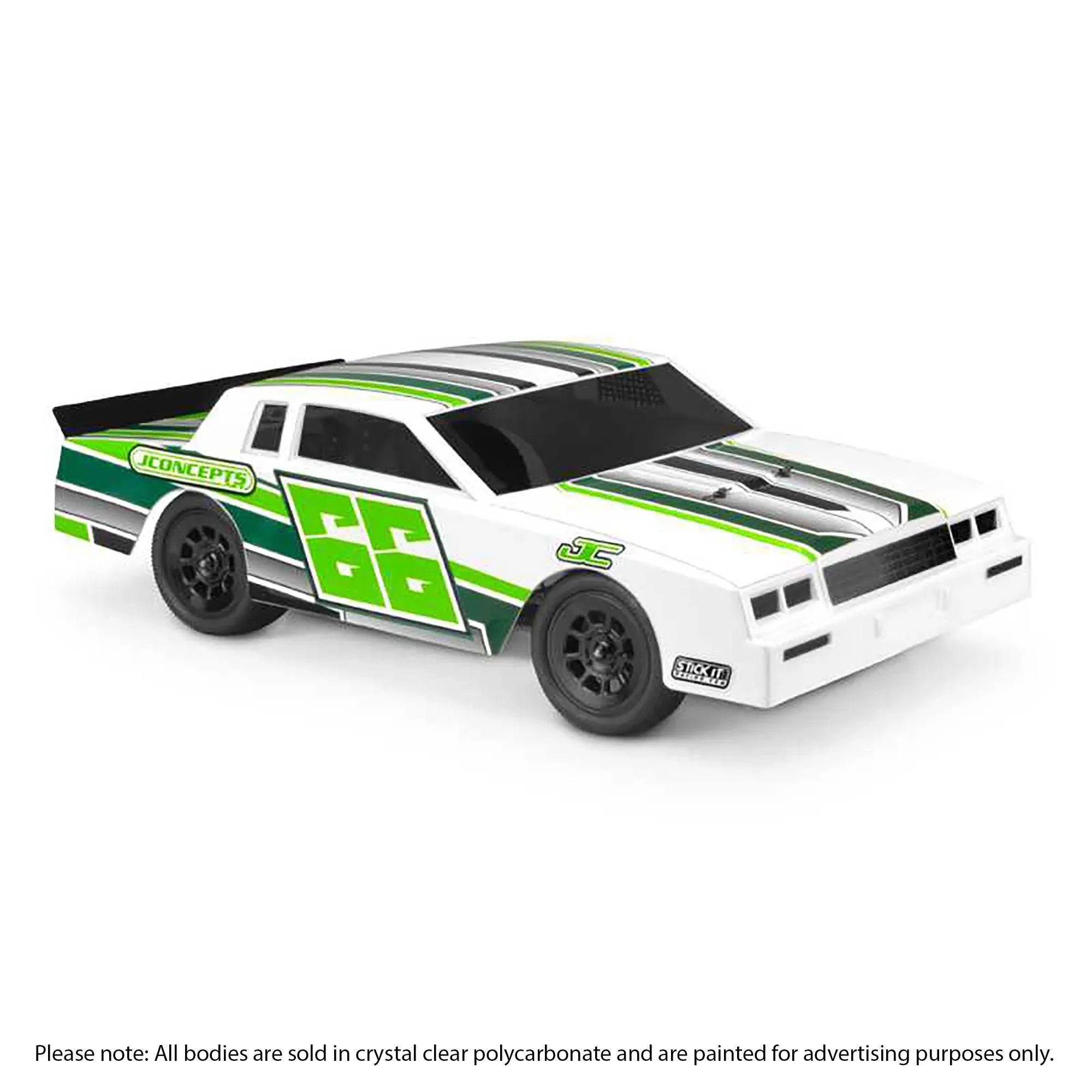 J Concepts Inc. 1987 Chevy Monte Carlo - Street Stock Body JCO0422L Electric Car/Truck Option Parts