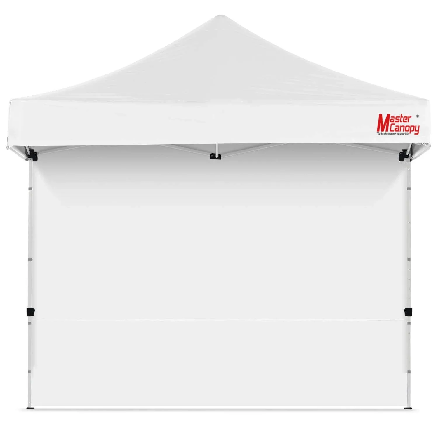 MasterCanopy Instant Canopy Tent Sidewall for 10x10 Pop Up Canopy 1 Piece White