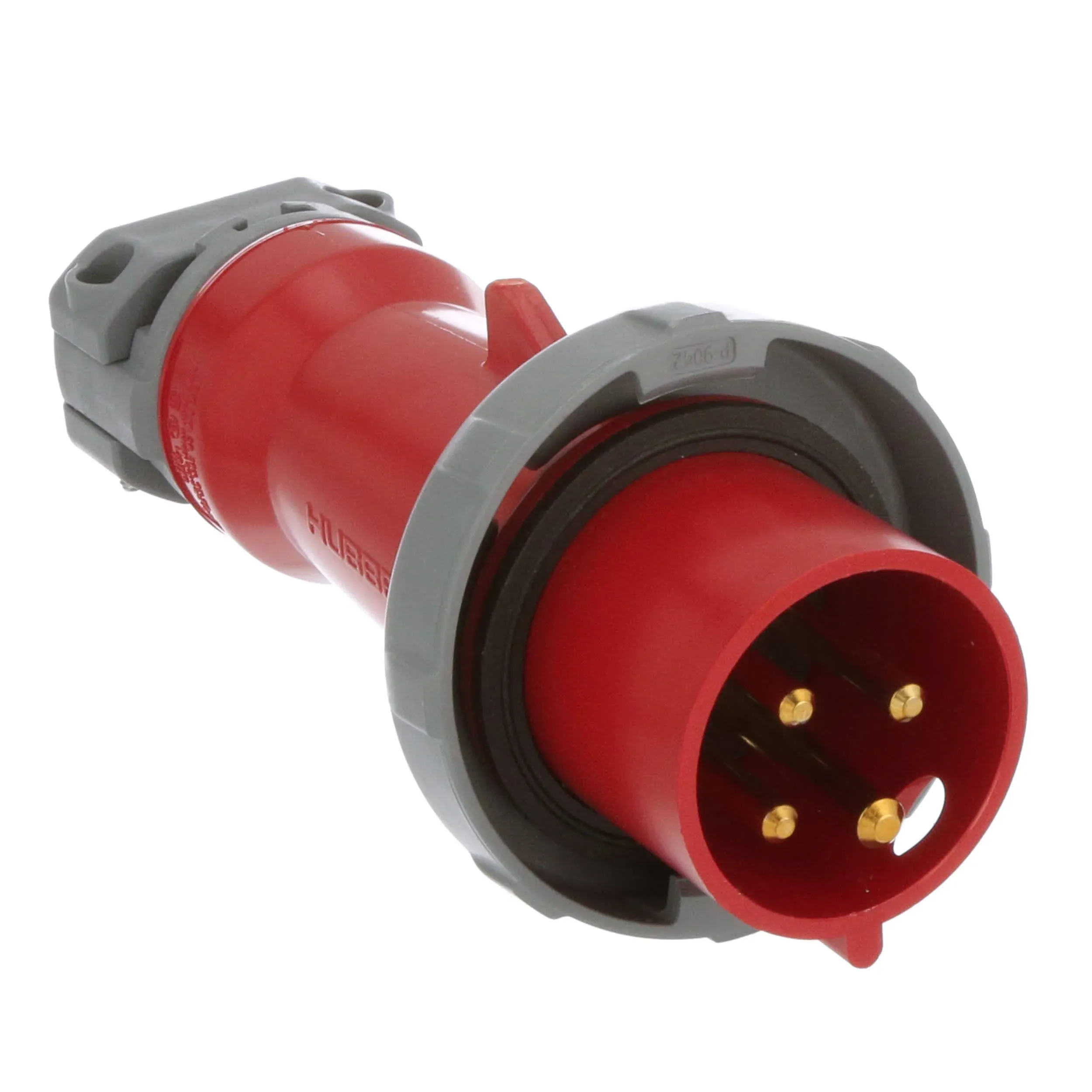 Cooper AH430P7W Plug Pin & Sleeve 30A 480V 3PH 3P4W Watertight Red