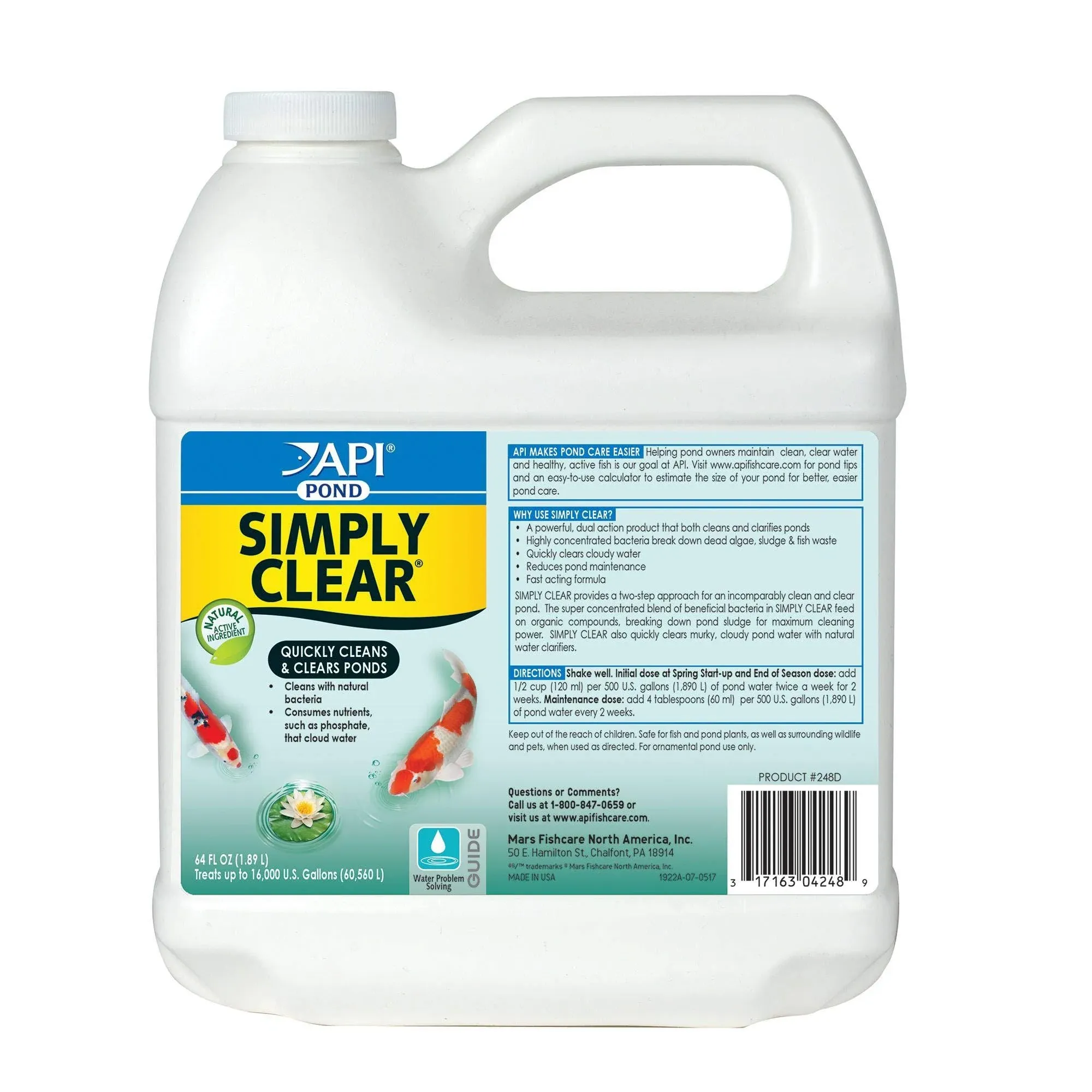 PondCare Simply-Clear Pond Clarifier - 64 oz