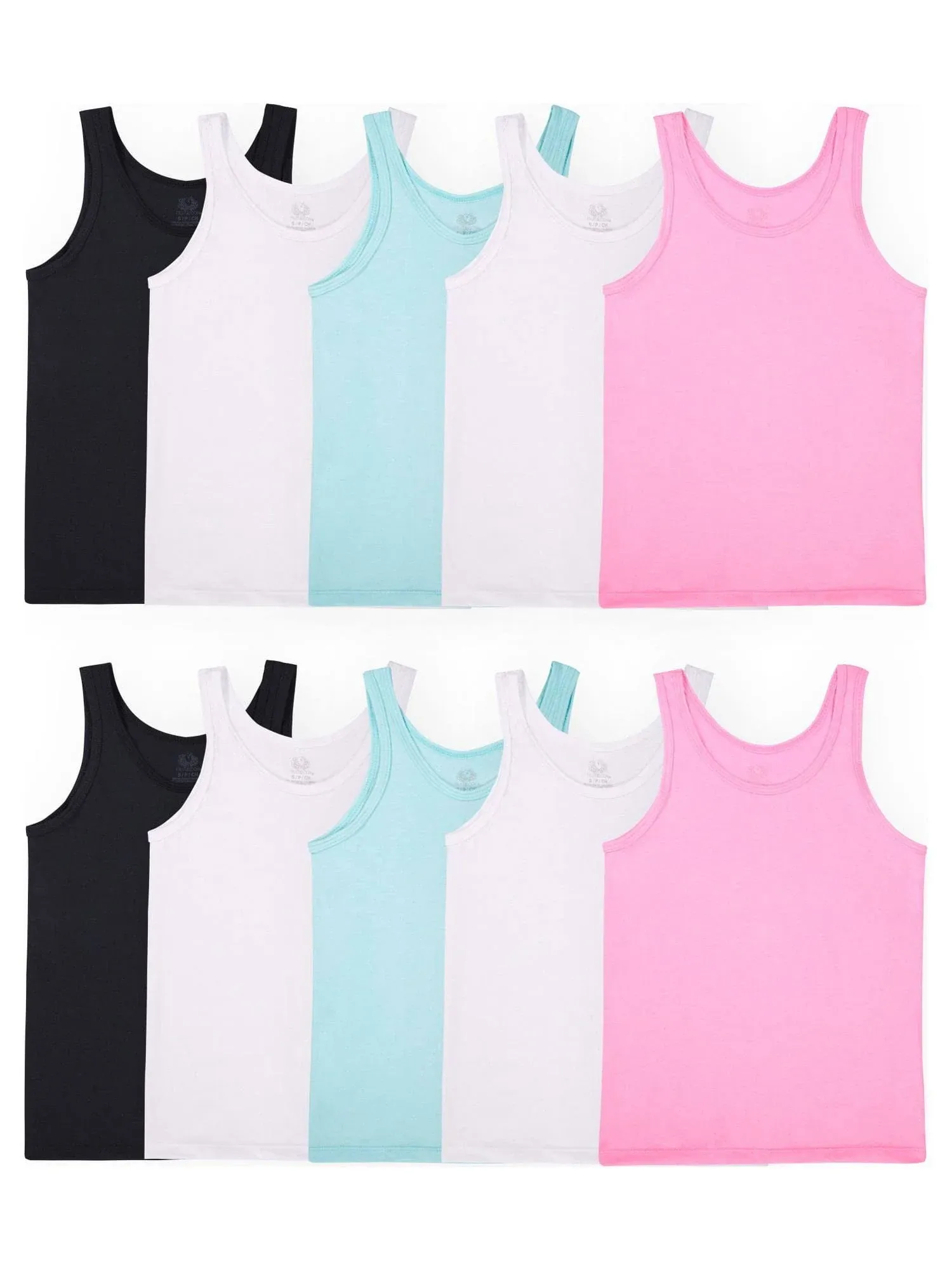 Fruit of the Loom Girls' Undershirts Spin Cami Tank Tops