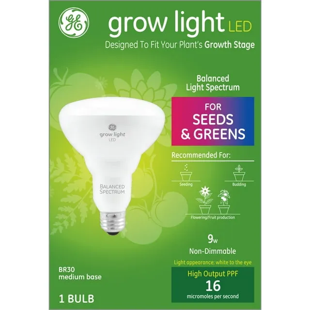 GE Grow Lights BR30 Indoor Floodlight