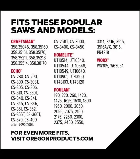 Oregon 27856 Bar & Chain Combo, 14"