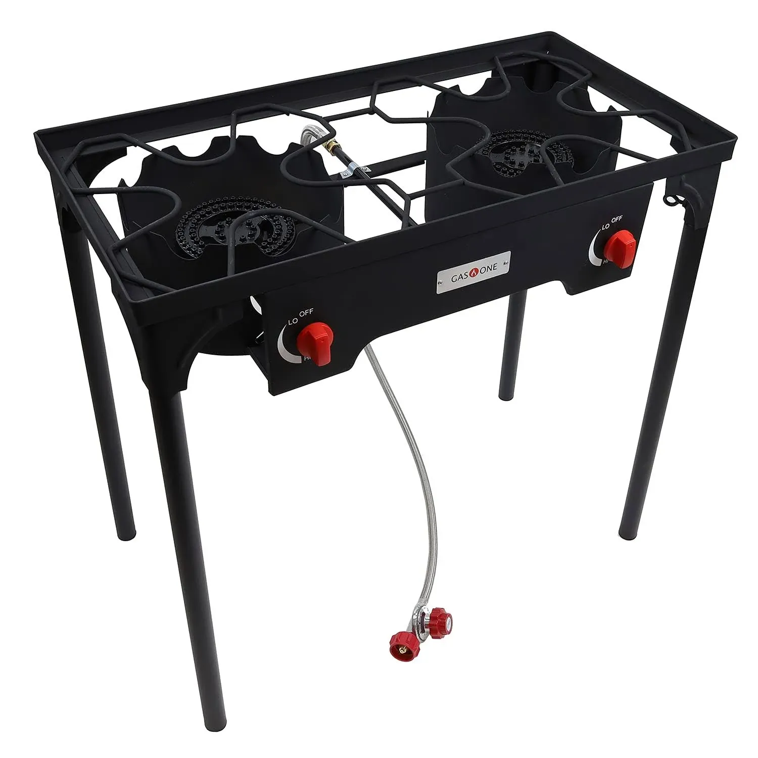 GAS One Propane Double Burner Two Burner Stove Outdoor High Pressure Propane 2 ...