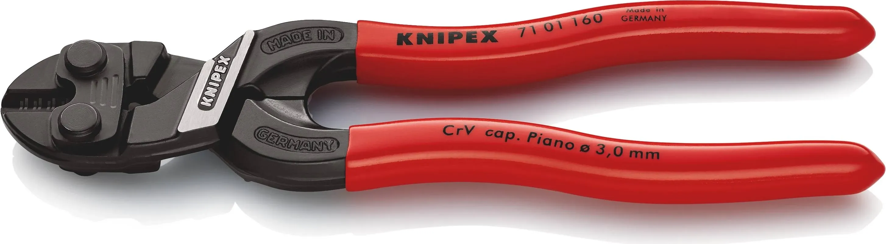 Knipex - Cobolt S Compact Bolt Cutters PVC Grip 160mm