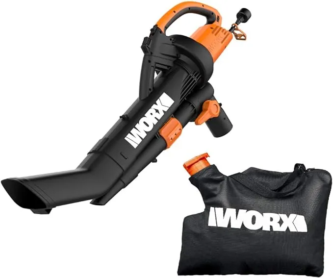 WORX TRIVAC 2 w/ Multi-Stage All Metal Mulching System WG509