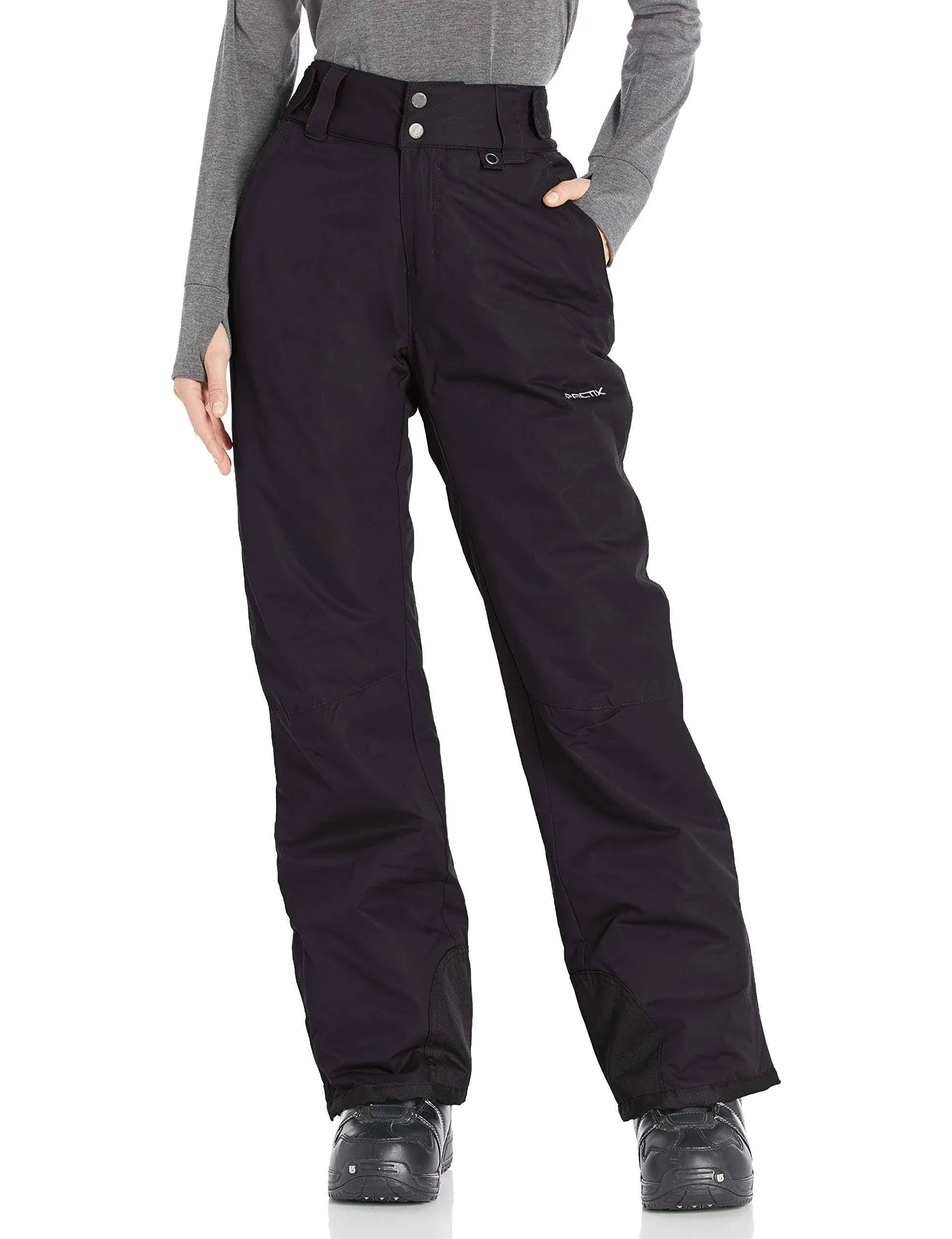 "X-Small Arctix Women's Insulated Snow Pants, White, Regular"