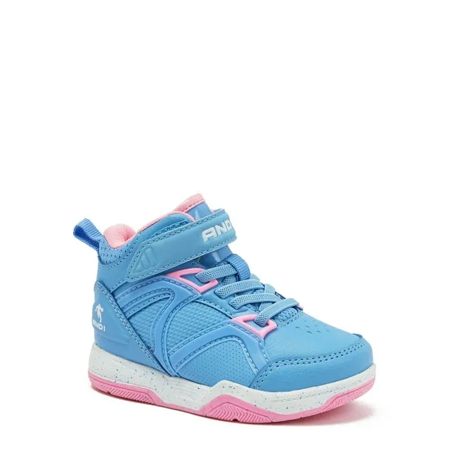 AND1 Toddler Girl Assist 5.0 Mid Top Sneakers, Sizes 7-12