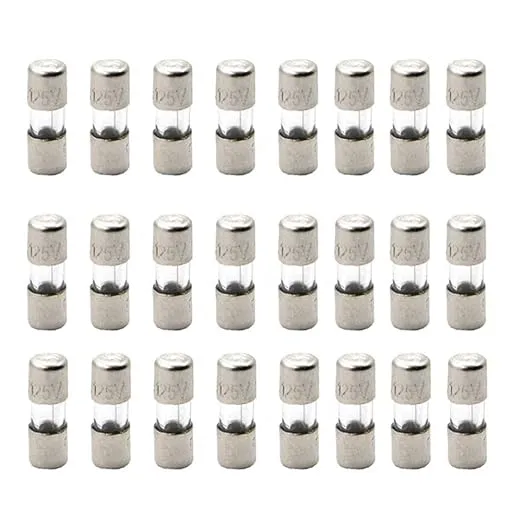 25 Pack Christmas Mini Light Fuses 3 Amp 125v 3.6x10mm Replacement Fuse For Le