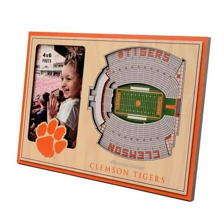 YouTheFan Clemson Tigers 3D StadiumViews Picture Frame