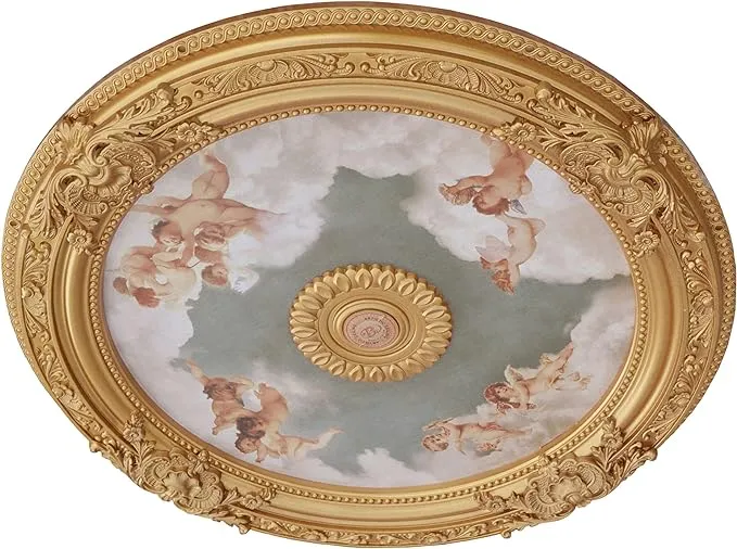 AFD Home BAN-BRRD90-F0-021 Round Chandelier Ceiling Medallion