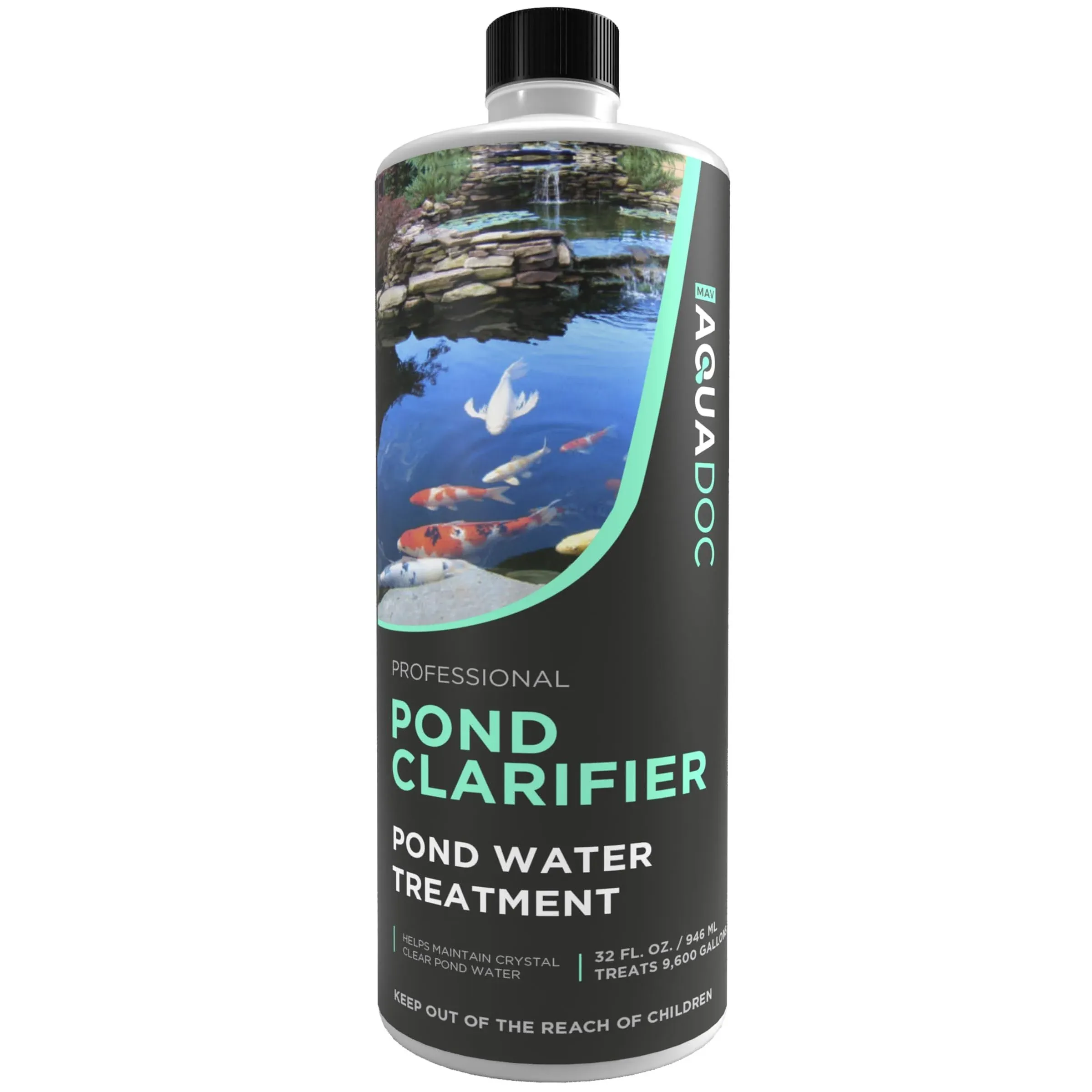 Pond Clarifier - Fish-Friendly Koi Pond Water Clarifier to Quickly Clear Murky ...