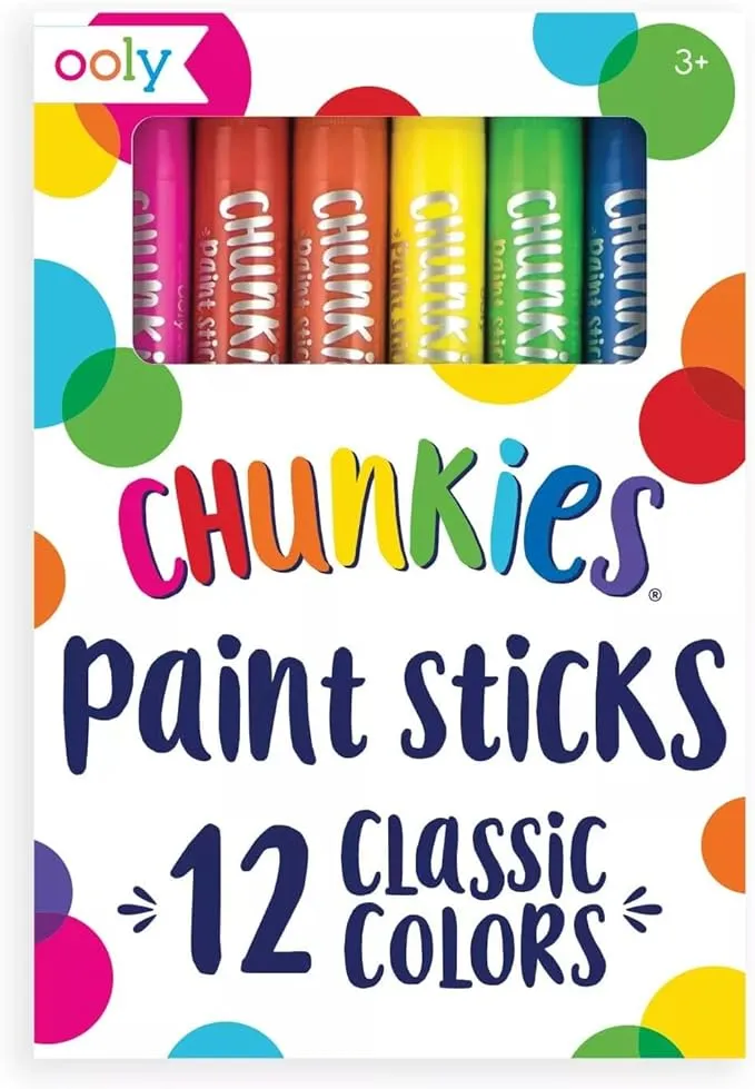 Ooly Chunkies Paint Sticks (Set of 12)