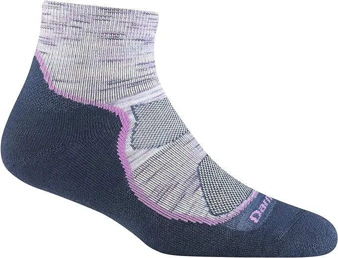 Darn Tough Light Hiker 1/4 Lightweight Cushion Sock - Women's Cosmic Purple, M