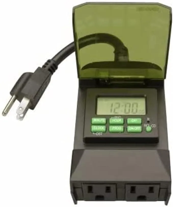 Coleman Cable 50014 7-Day Outdoor Digital Timer