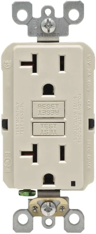 20-Amp GFCI Outlet Leviton