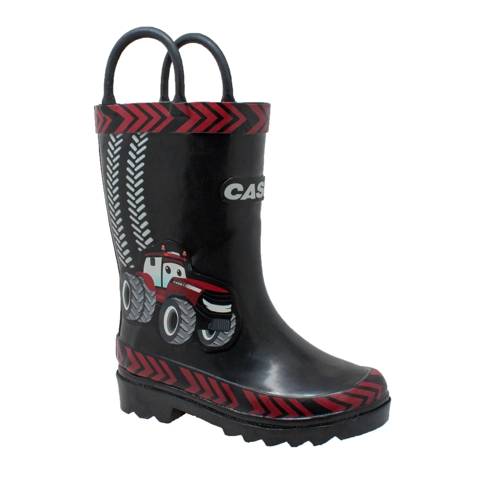 Case IH Toddler's 3D Big Red Rubber Boot Black, Size: Medium