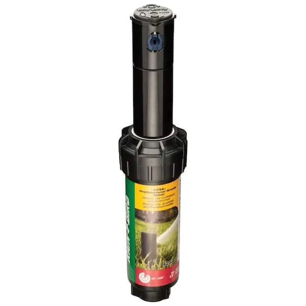 Rain Bird 42SA+ 4 in. Pop-Up Gear-Drive Rotor Sprinkler, 40-360 Degree Pattern, Adjustable 26-38 ft. 42SA+