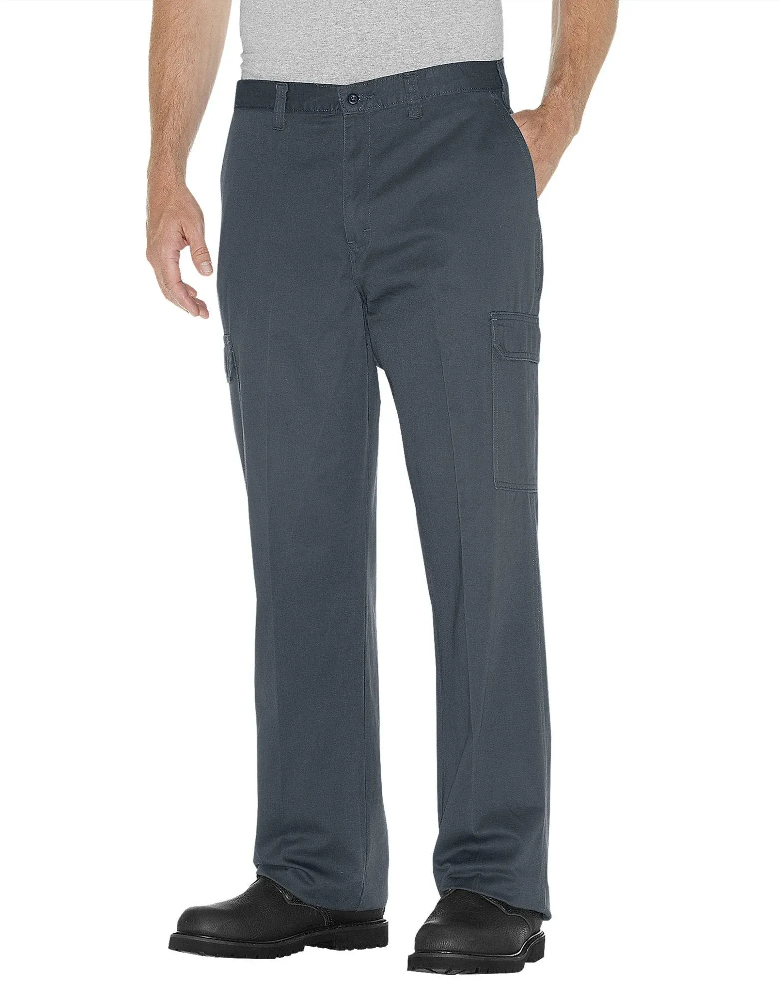 Dickies Loose Fit Straight Leg Cargo Pants - Charcoal