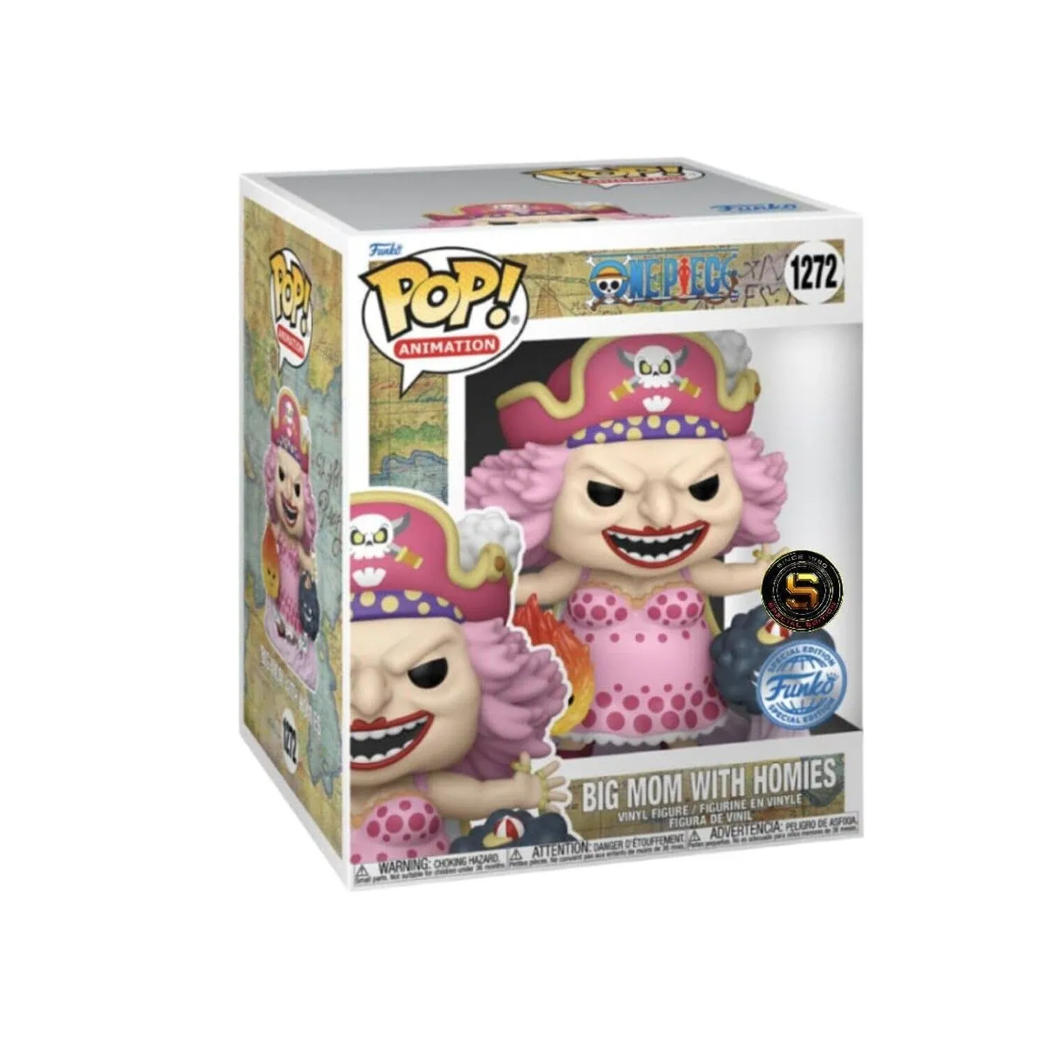 Funko Pop! Animation - Super: One Piece - Big Mom w/Homies Special Edition Multicolor Exclusive 1272