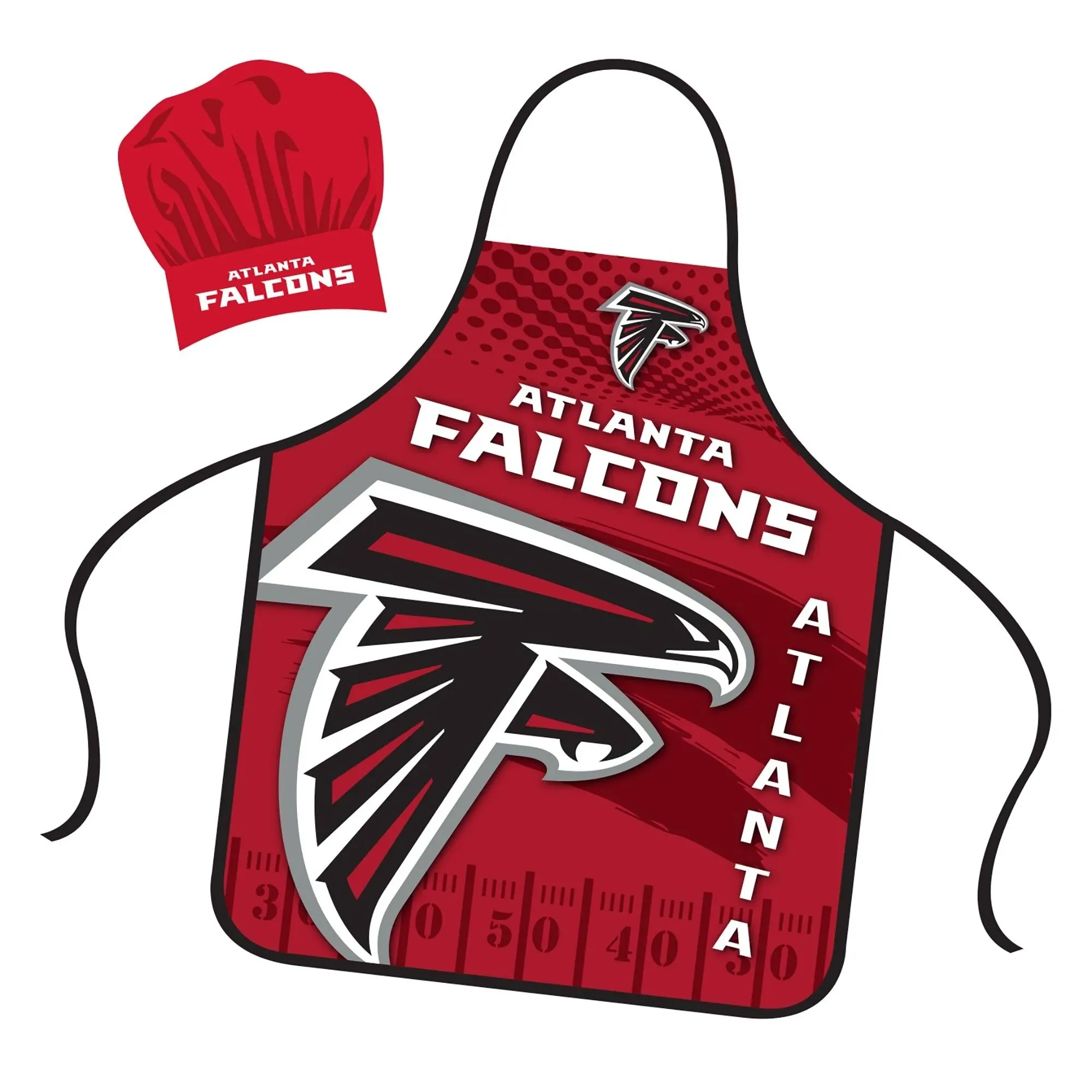 Mojo Licensing Atlanta Falcons Apron and Chef Hat Set