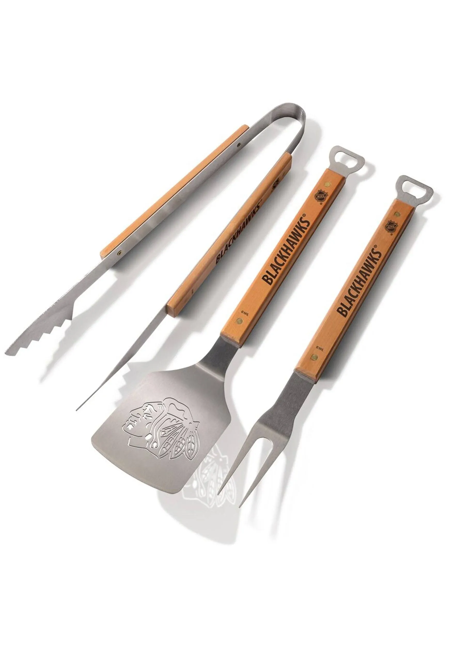 Chicago Blackhawks 3-Piece Grill Accessories Set