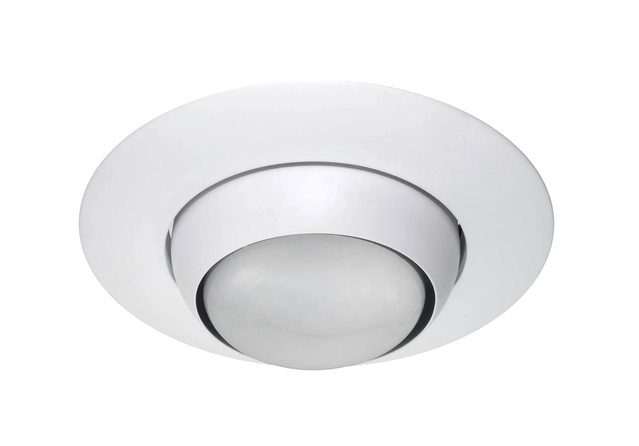 NICOR Lighting 6 inch White Recessed Eyeball Trim Designed for 6 inch Housings (17506WH)