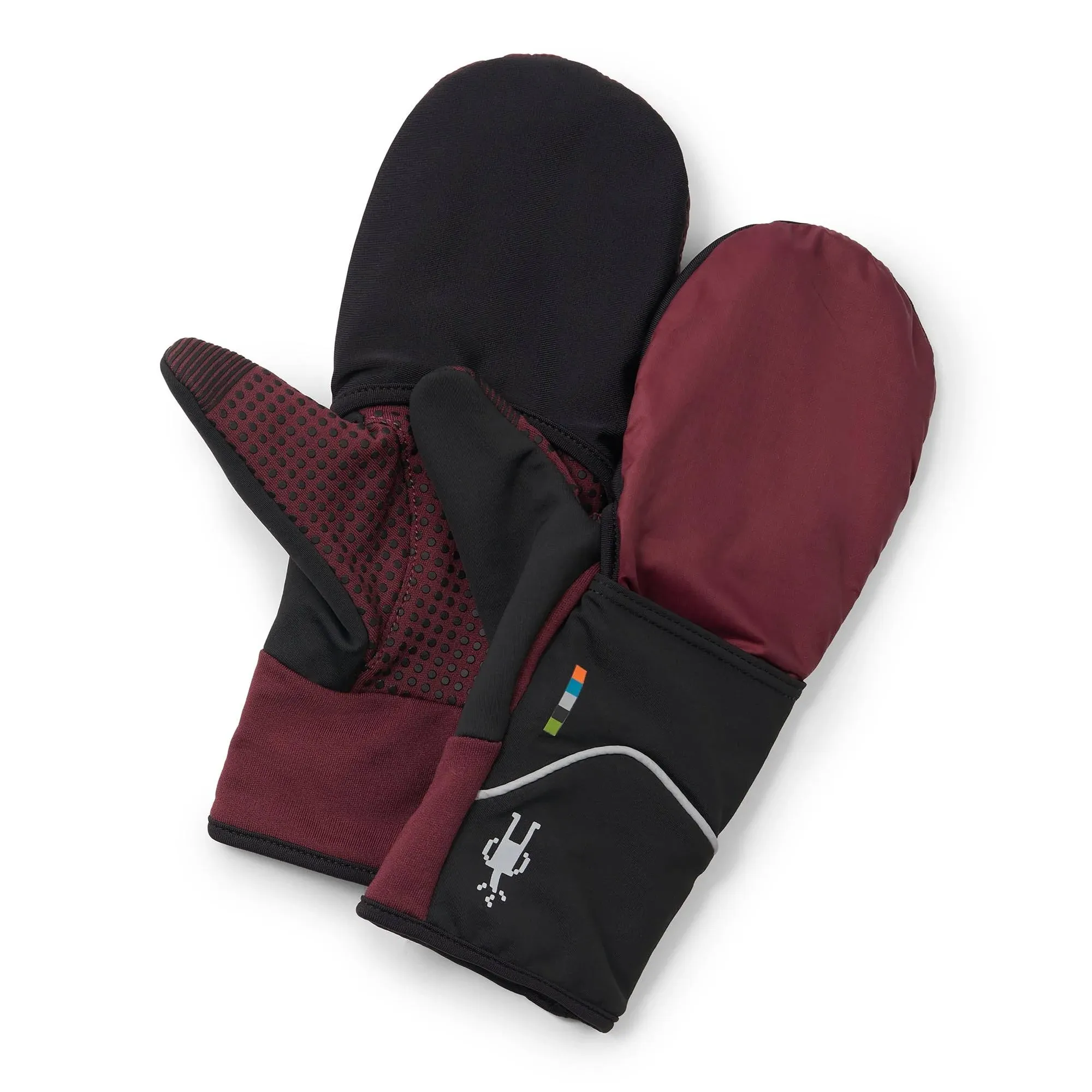 Smartwool Merino Sport Fleece Wind Mitten - Black Cherry - L