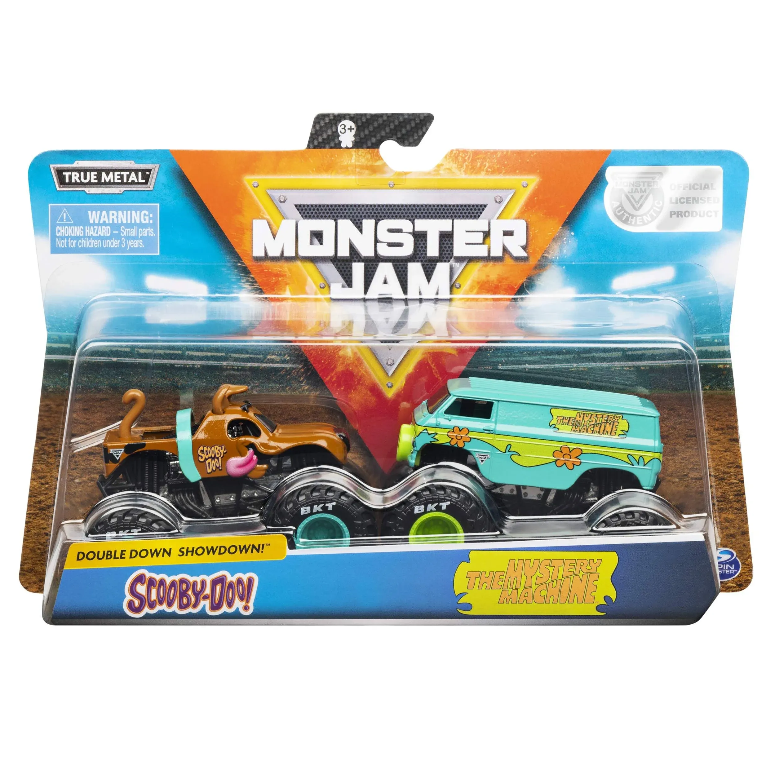 Monster Jam Official Scooby Doo vs. Mysterty Machine Die-Cast Monster