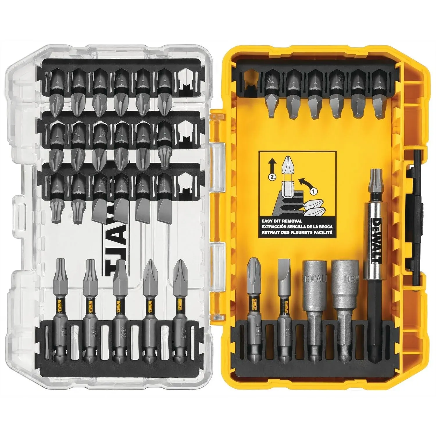 DeWalt Tough Grip Screwdriver Bit Set (35-Piece) | DWA35SET