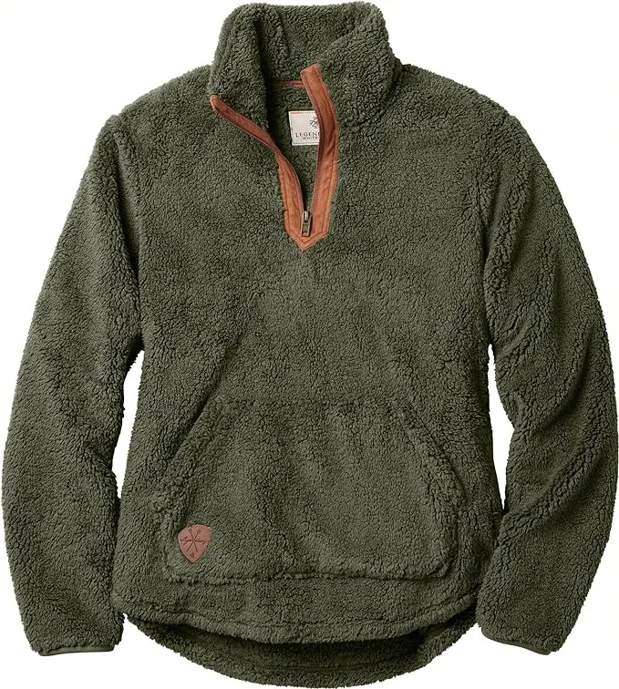 Legendary Whitetails Women's Fuzzy Hide Fleece Pullover 1/4 Zip