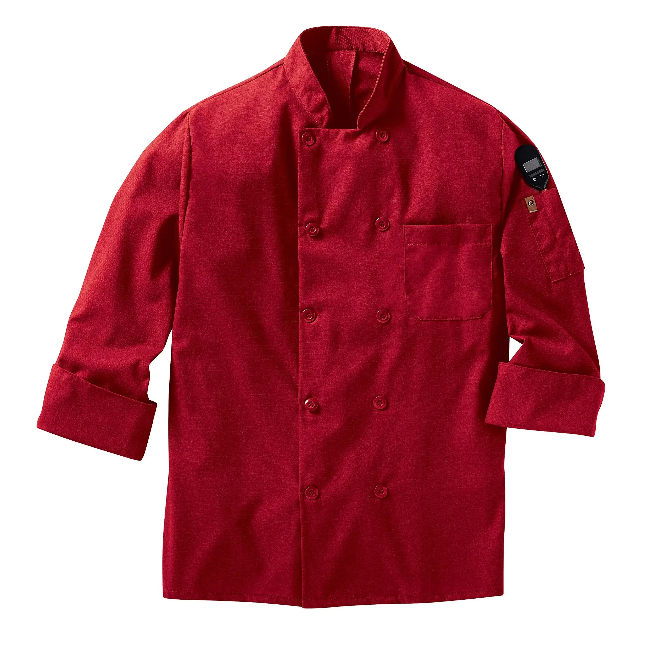 Chef Designs 042X MIMIX Chef Coat with OilBlok - Fireball Red - S