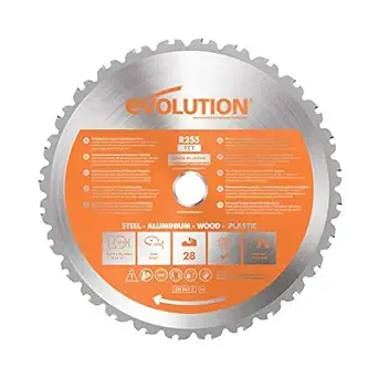 Evolution RAGE255BLADE- 10” Multi-Material Blade, Orange