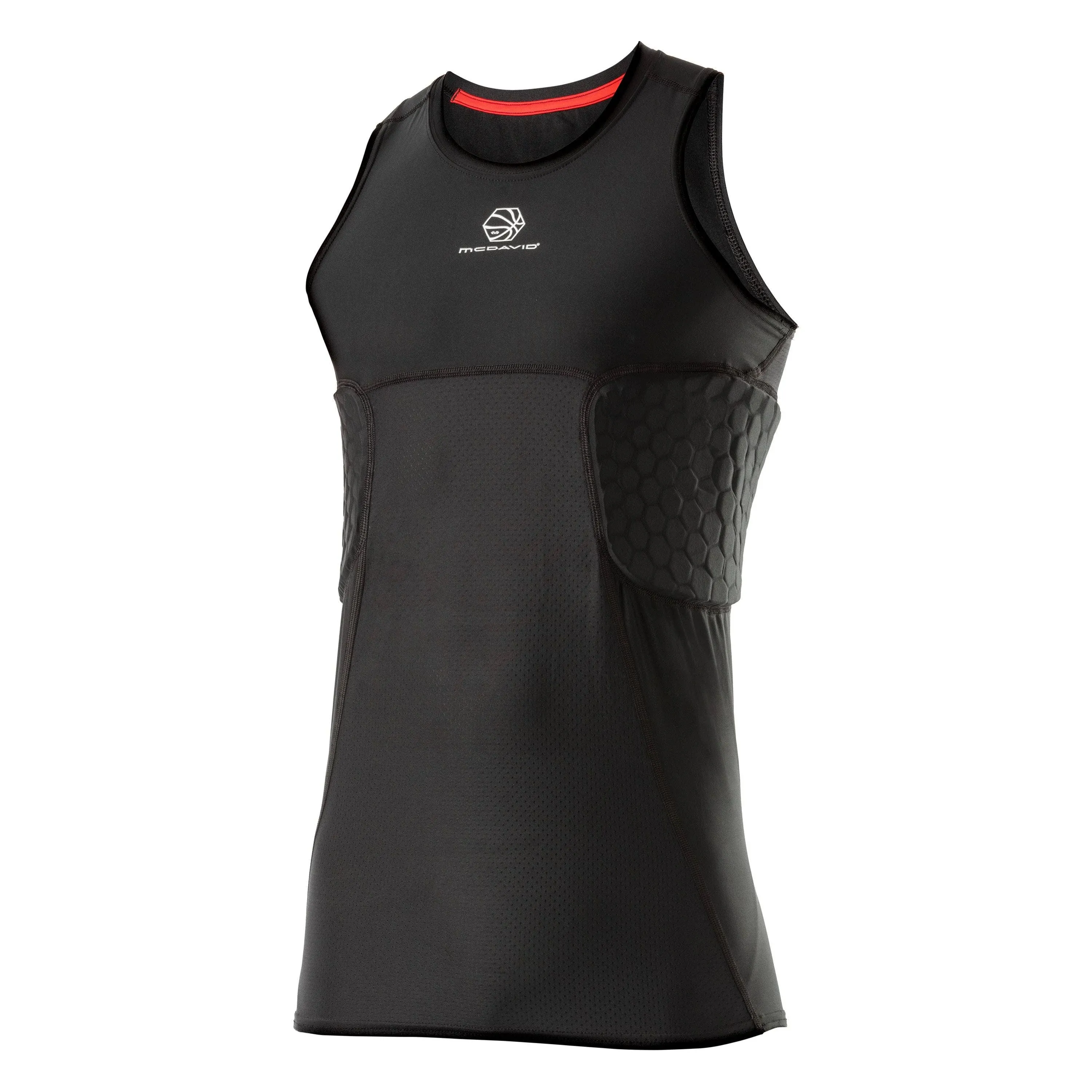 McDavid Men's Hex Basketball 3-Pad Tank Top, XL / Black