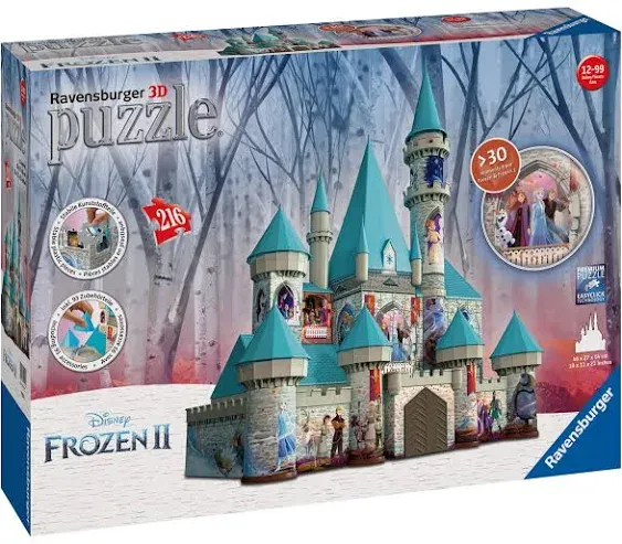 Ravensburger 11156 Disney Frozen 2 Castle  216 Piece 3D Jigsaw Puzzle New Sealed