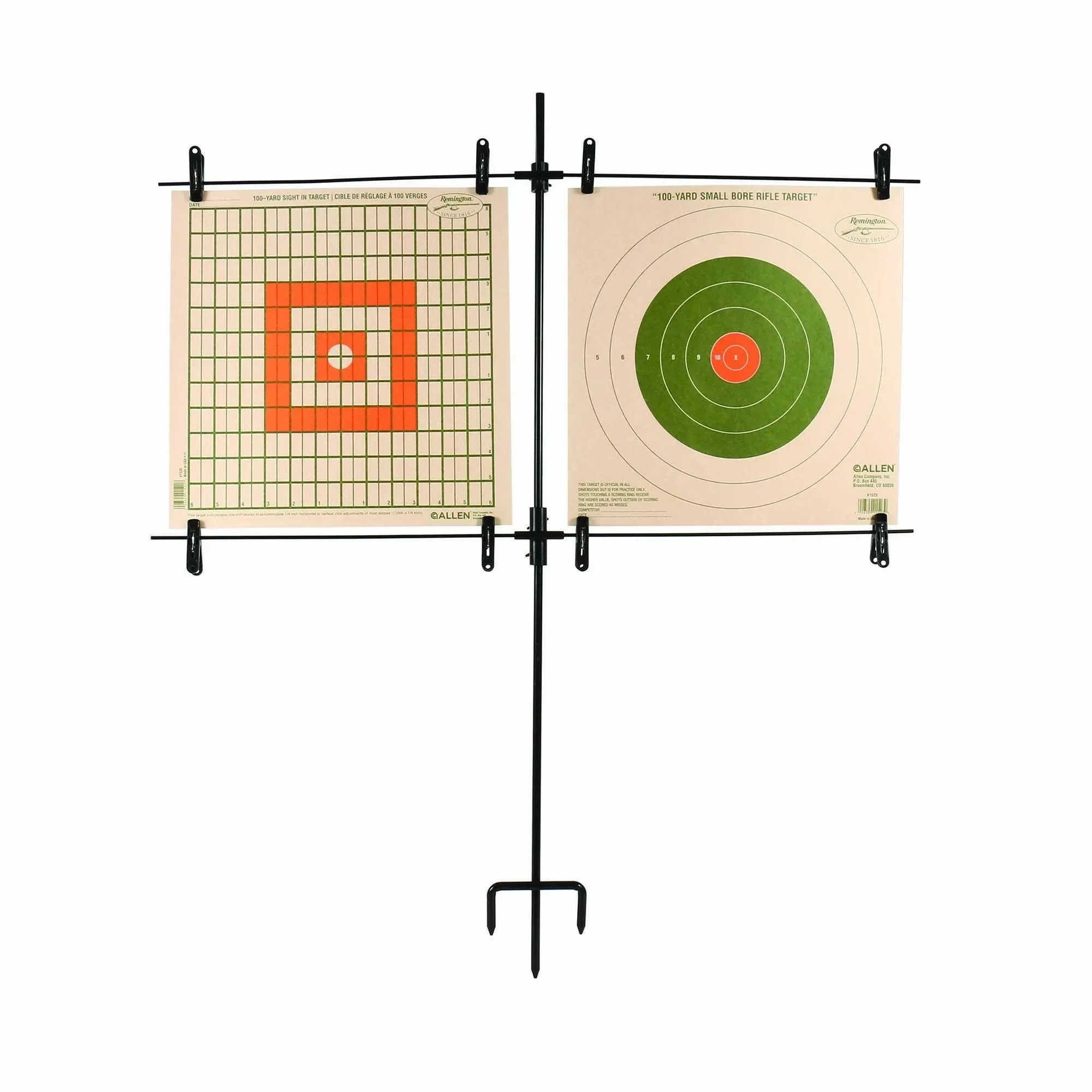 Highwild Adjustable Steel Paper Target Stand with 8 Clips