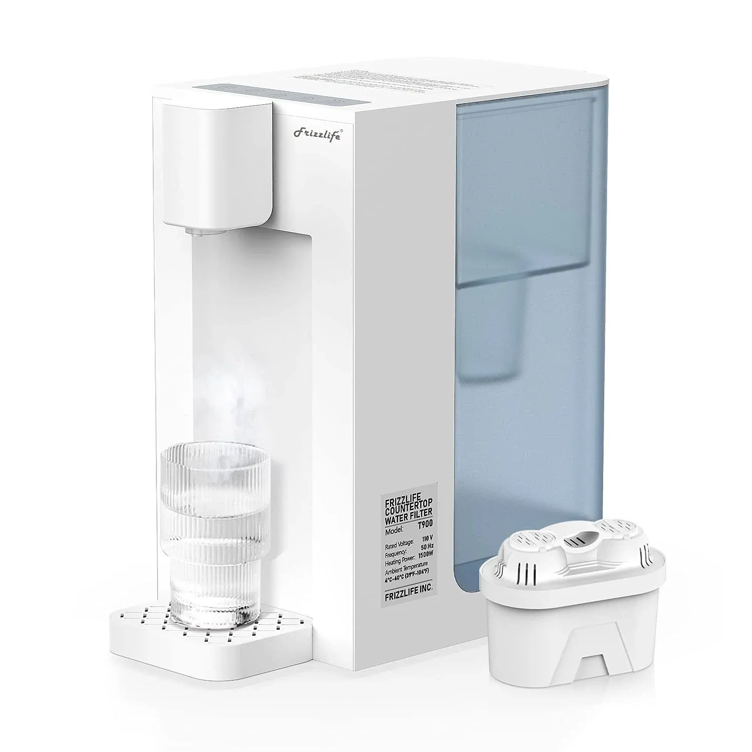 Frizzlife T900 Countertop Water Filtration System, Instant Hot Water Filter ...