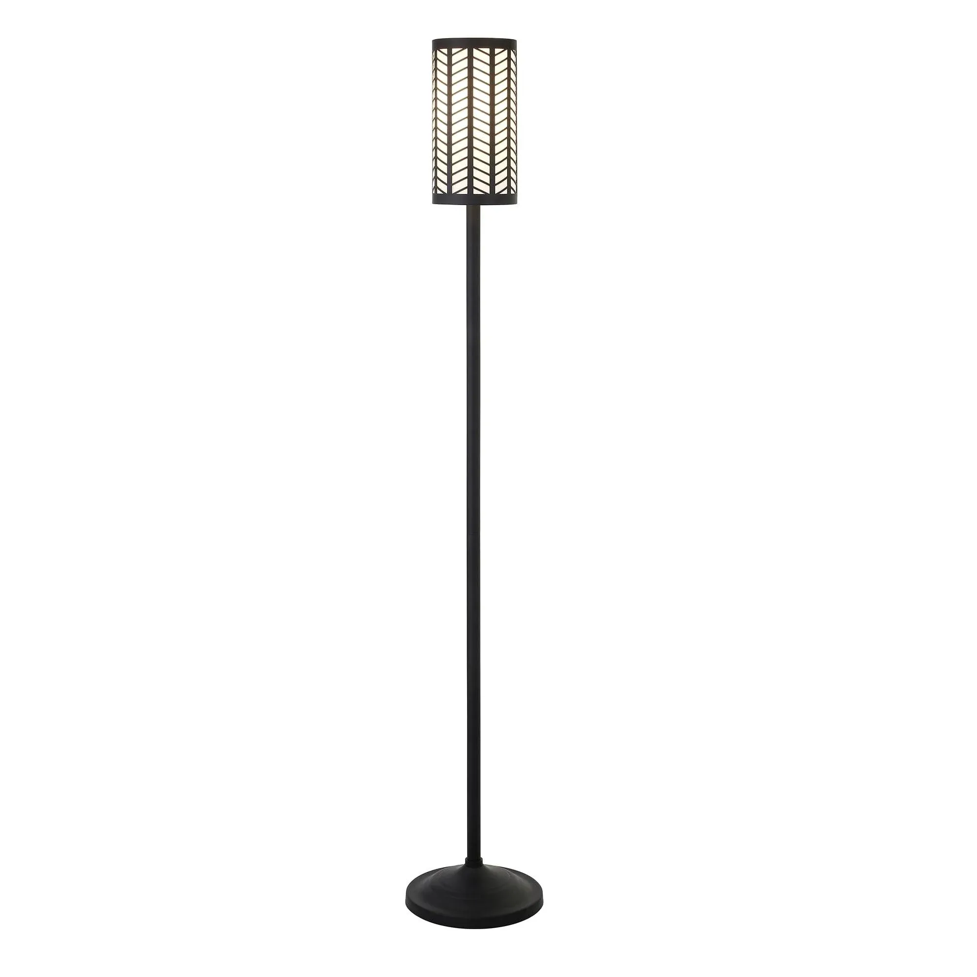 Delia Blackened Bronze Floor Lamp - Hudson & Canal FL0578